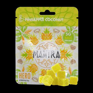 Pineapple Coconut Hero Psilocybin Gummies | Magic Mushrooms- Mantra Dose