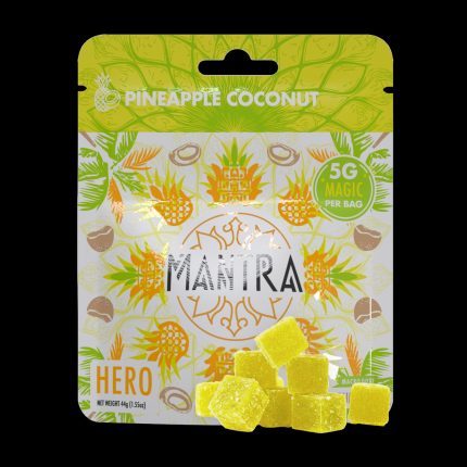 Pineapple Coconut Hero Psilocybin Gummies | Magic Mushrooms- Mantra Dose
