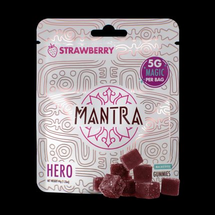 Strawberry Hero Psilocybin Gummies | Focus Magic Mushrooms- Mantra Dose