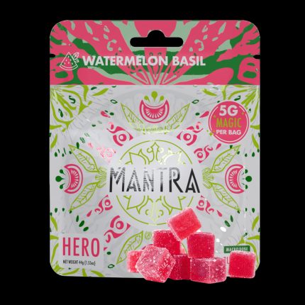 Watermelon Basil Hero Psilocybin Gummies | Magic Mushrooms- Mantra Dose